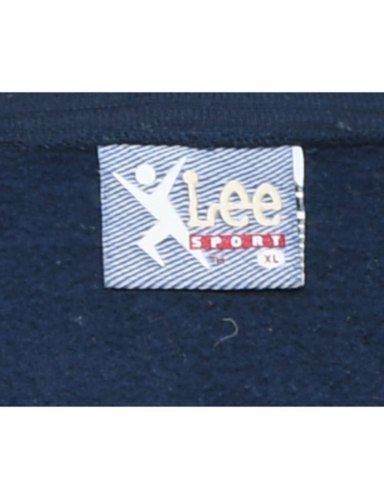 Lee Navy & Light Blue Printed Sweatshirt - XL