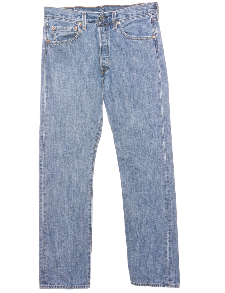 Levi's 501 Straight Fit Light Wash Jeans - W32 L32