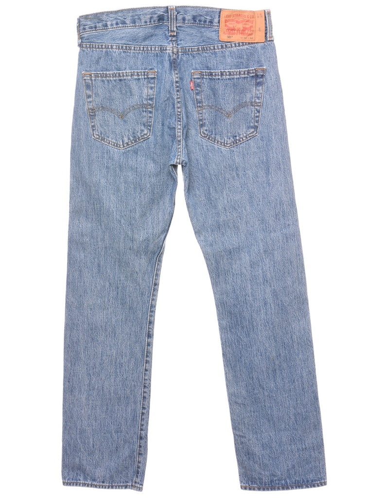 Levi's 501 Straight Fit Light Wash Jeans - W32 L32