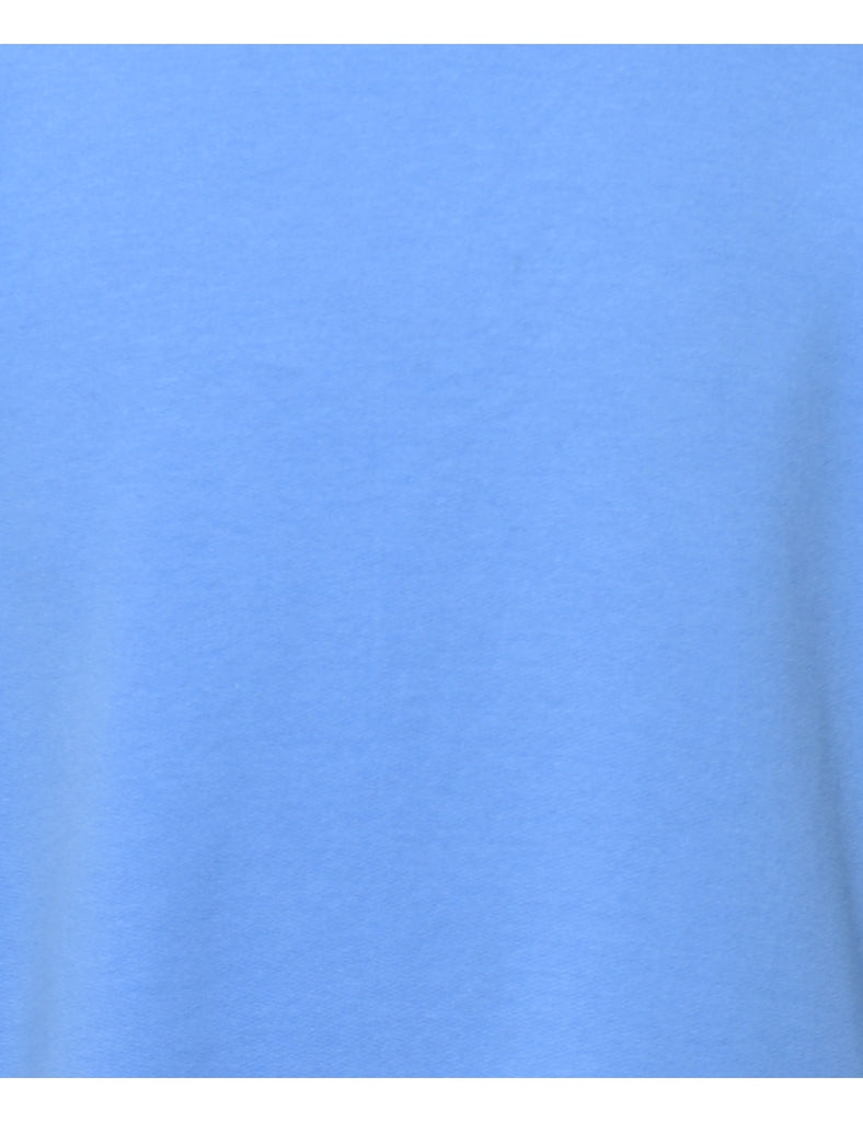 Light Blue Plain Sweatshirt - S