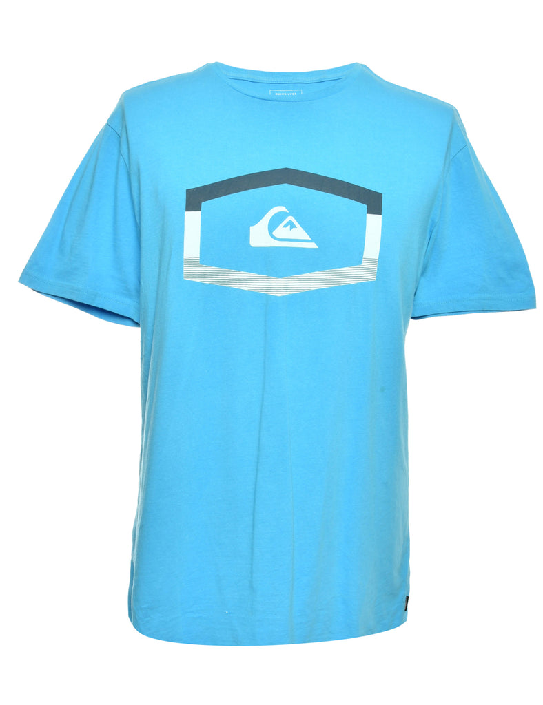 Light Blue Printed T-shirt - S