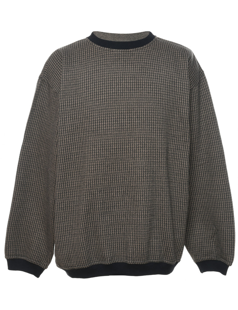 Light Brown Plain Sweatshirt - L