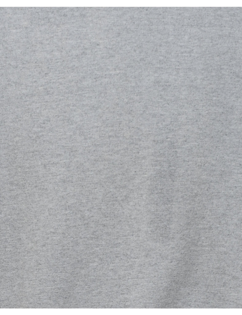 Light Grey Plain Sweatshirt - L