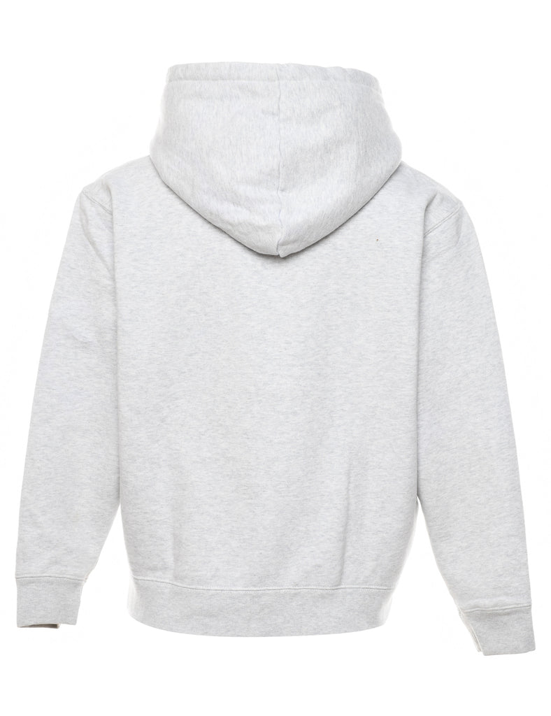 Marl Grey Hooded Sweatshirt - M