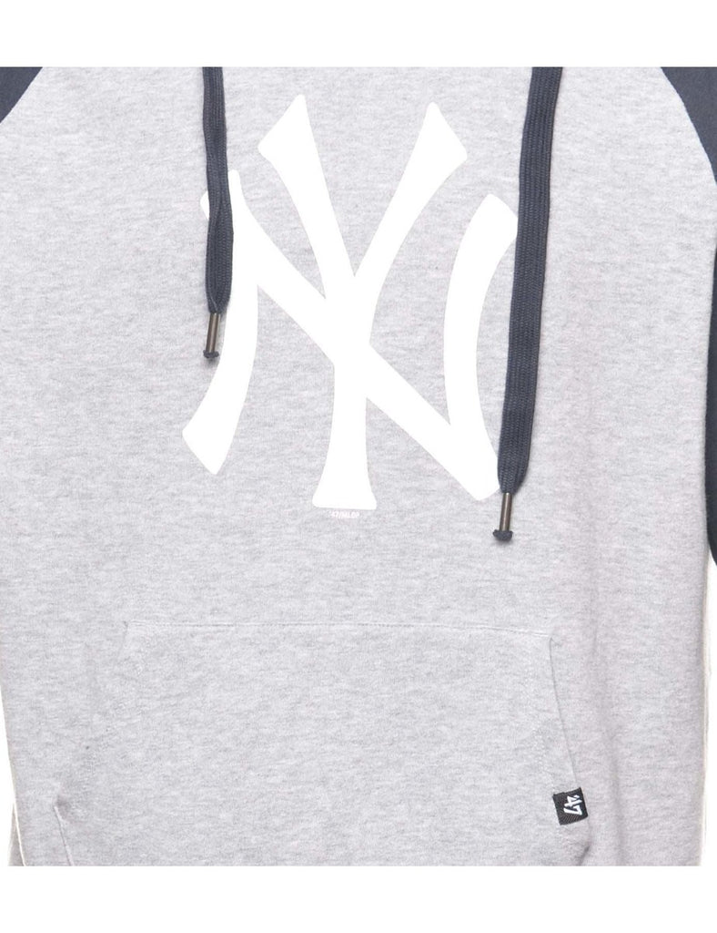 Marl Grey Yankees Hoodie - M