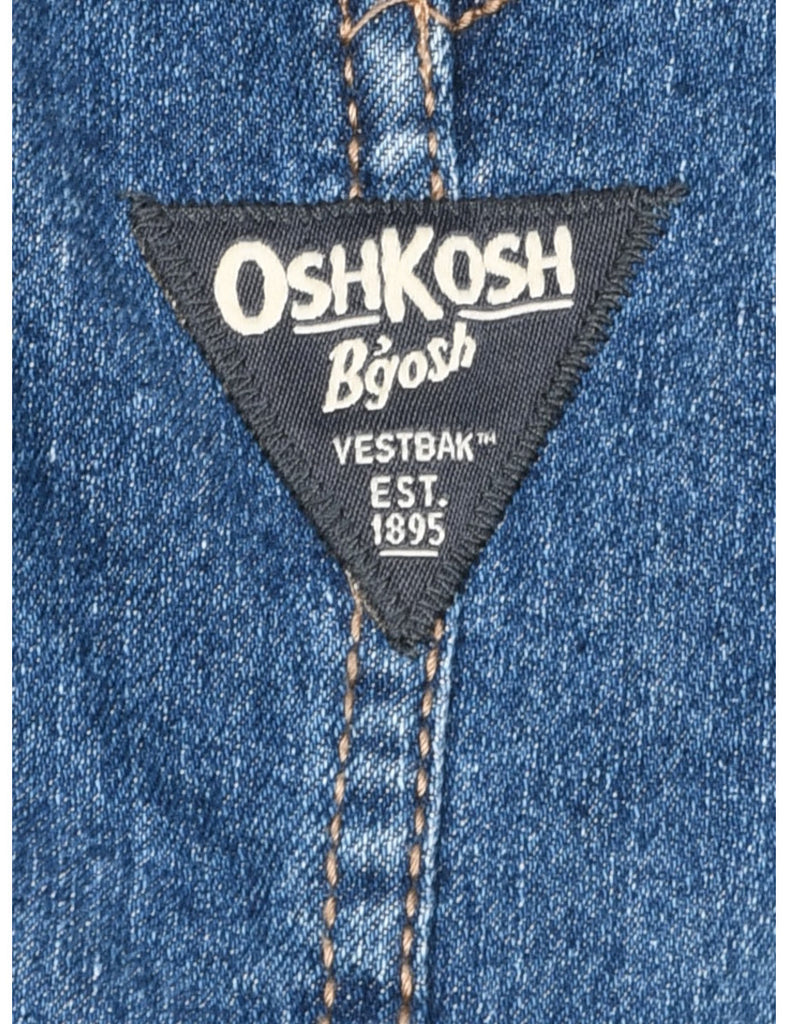 Medium Wash Denim Dungarees - 4 YEARS