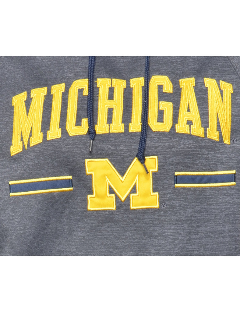 Michigan Patched Hoodie - S