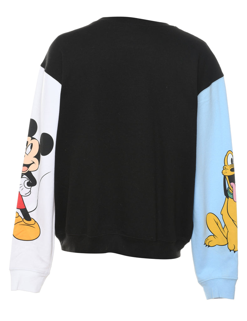 Mickey & Friends Cartoon Design Sweatshirt - L