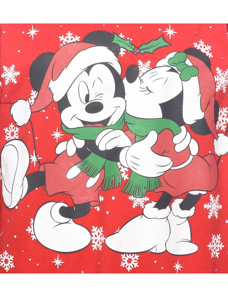 Mickey Mouse Christmas Sweatshirt - L