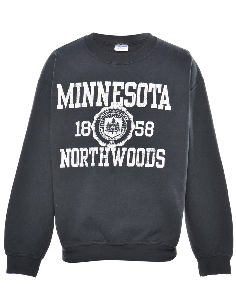 Minnesota Northwoods Printed Sweatshirt - M