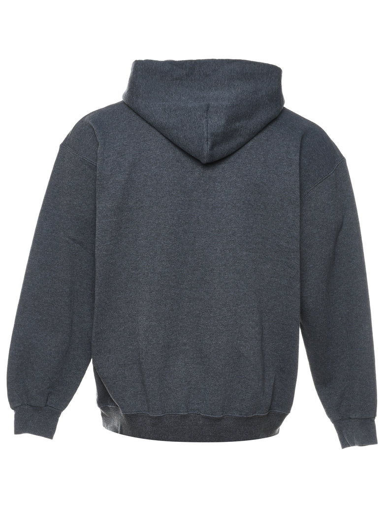 MLB Hooded Orange & Dark Grey Sports Sweatshirt - L