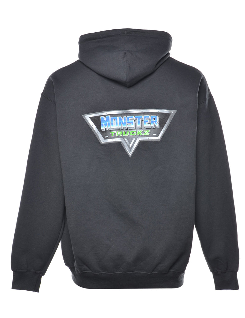 Monster Truckz Printed Hoodie - XL