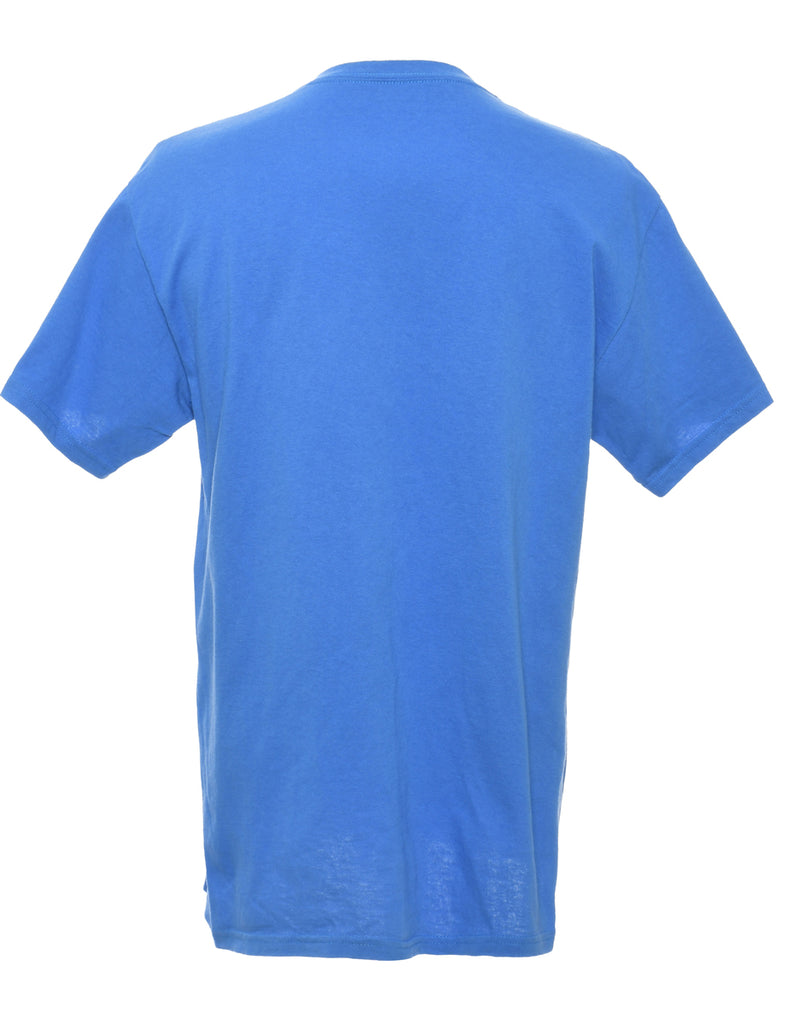 Moorea Tahiti Printed Blue T-shirt - L