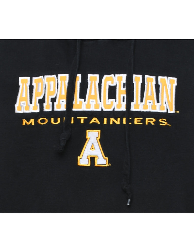 Mountaineers Design Black & Yellow Hoodie - XL