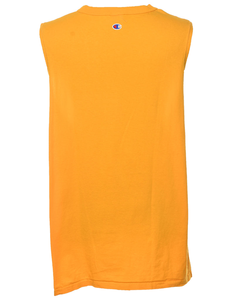 Mustard Embroidered Champion Vest - XL