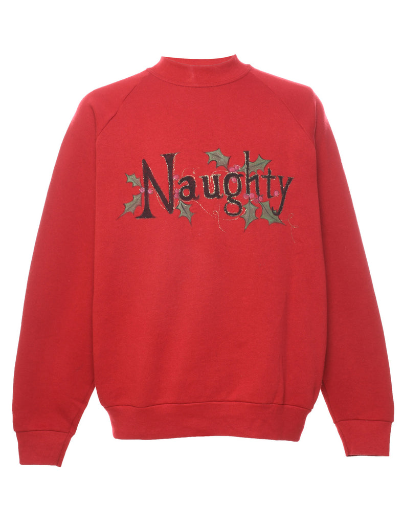 Naughty Christmas Sweatshirt - XL