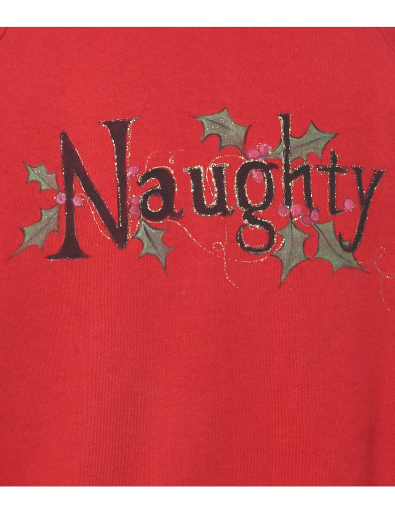 Naughty Christmas Sweatshirt - XL