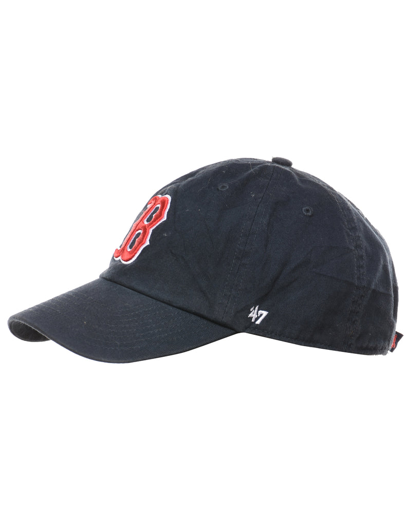 Navy Embroided Cap - XS