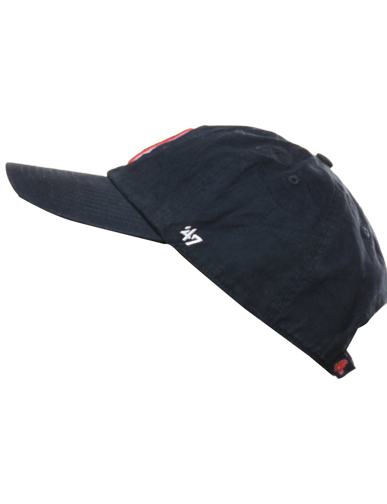 Navy Embroided Cap - XS