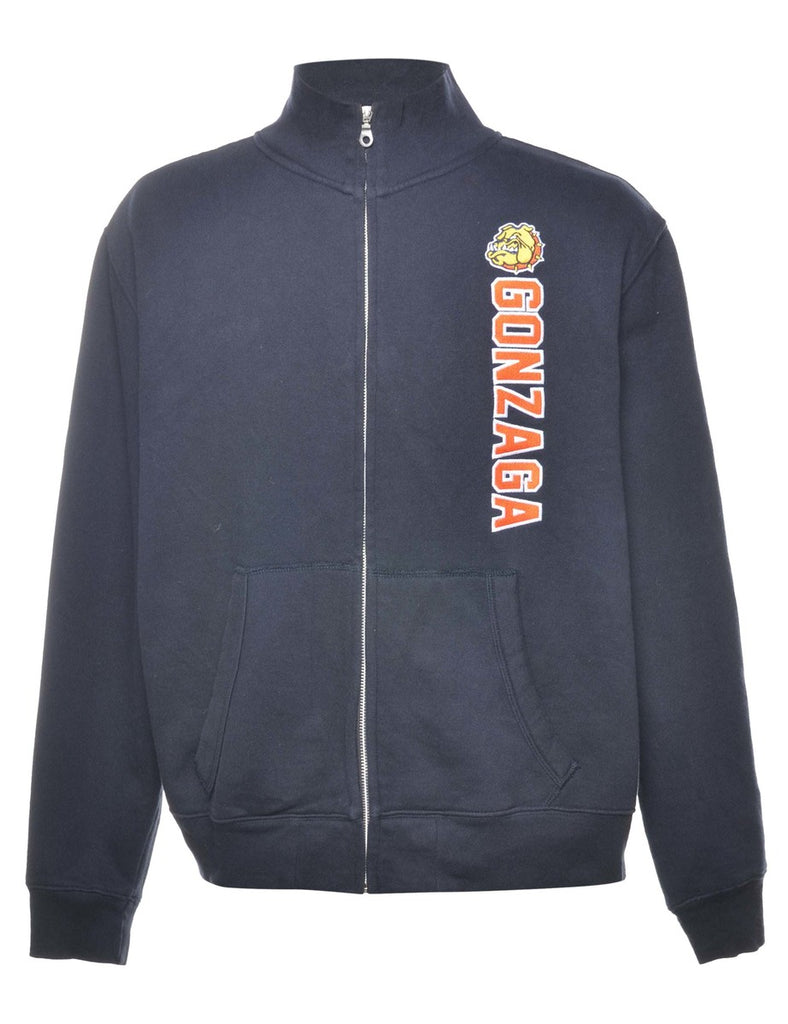 Navy Gonzaga Embroidered Sweatshirt - L