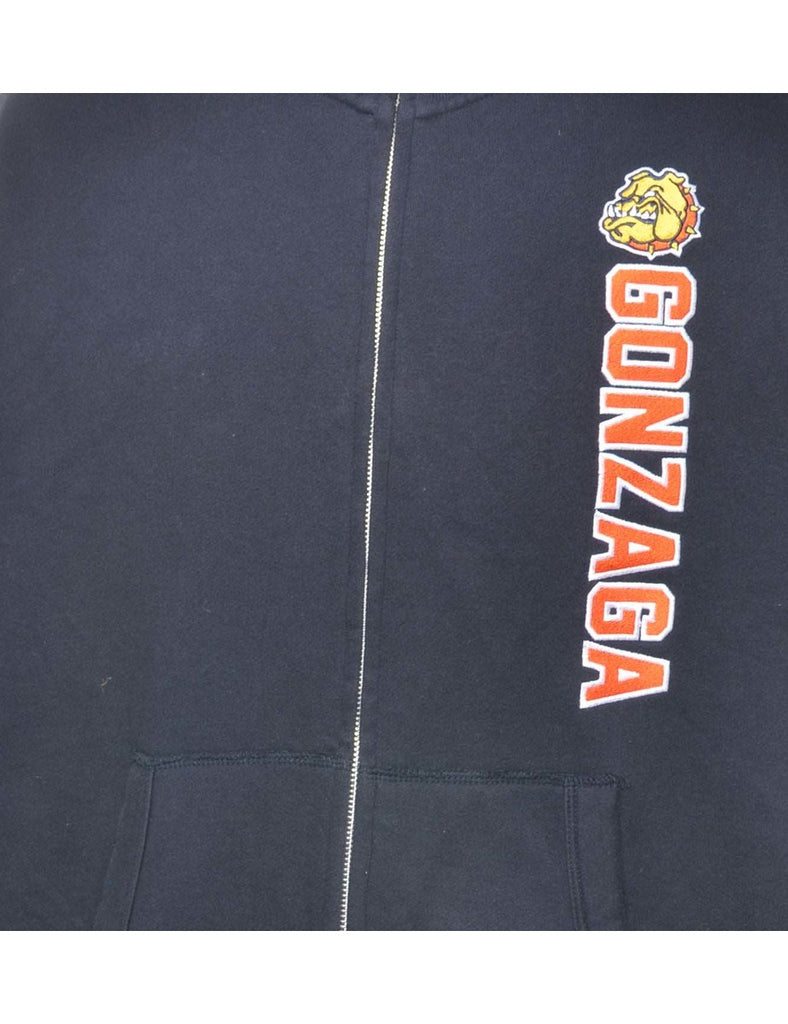 Navy Gonzaga Embroidered Sweatshirt - L