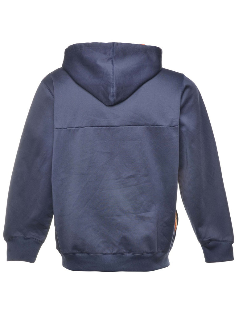 Navy Lacrosse Hoodie - L