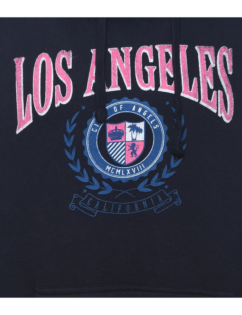 Navy Los Angeles Hoodie - L