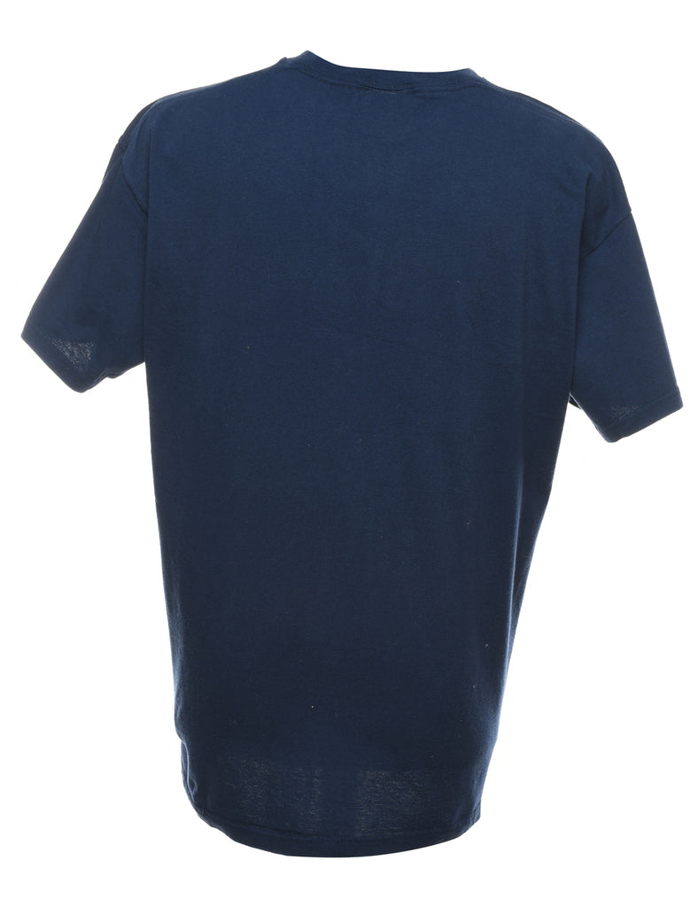 Navy Outer Banks Printed T-shirt - XL