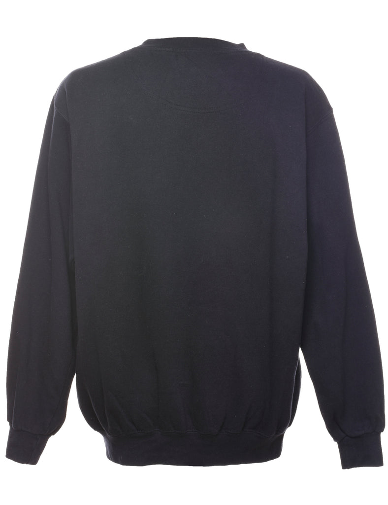 Navy Plain Sweatshirt - XL