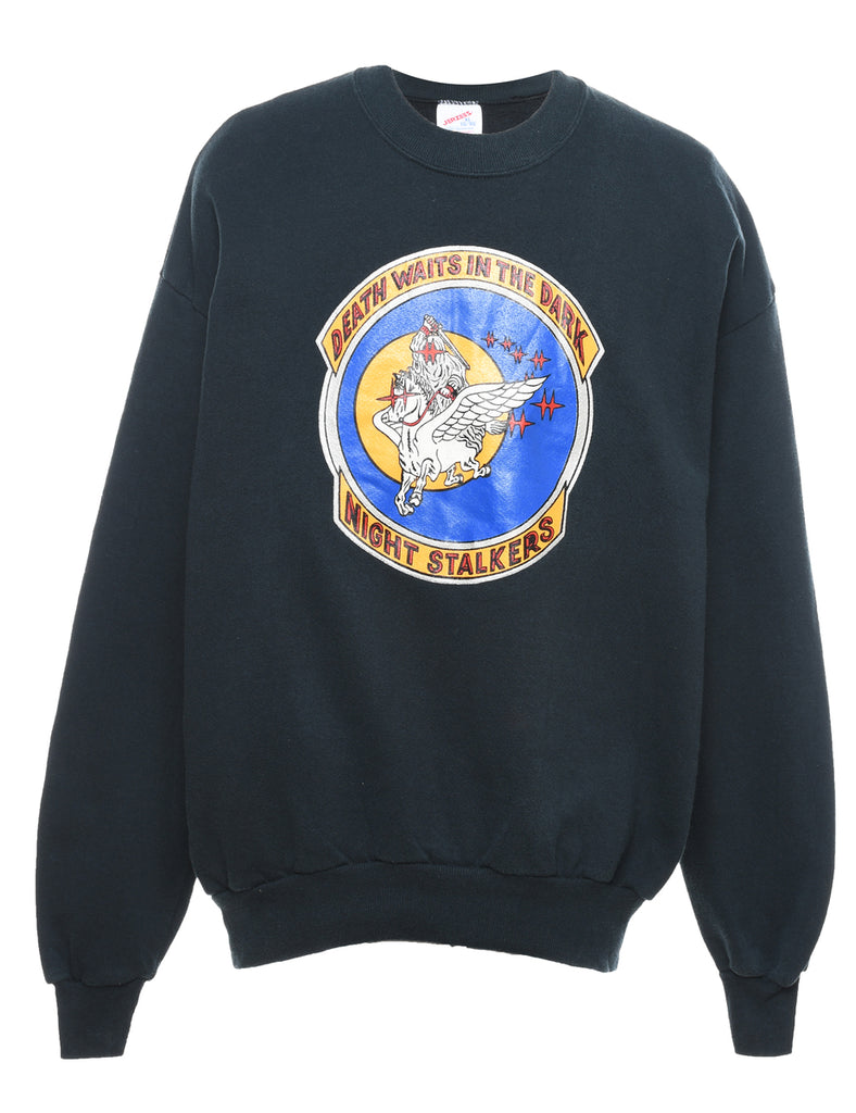 Night Stakers Printed Sweatshirt - XL