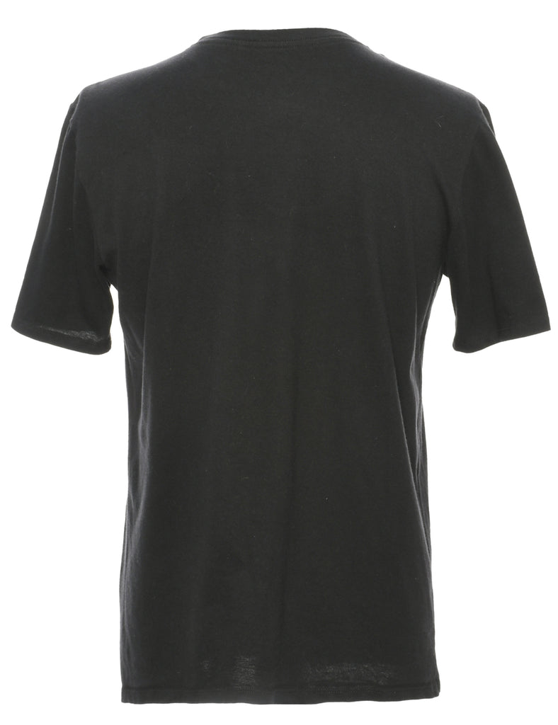 Nike Black Printed T-shirt - M