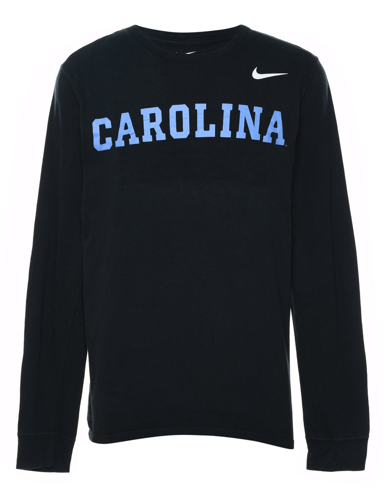 Nike Blue & Black Carolina T-Shirt - M