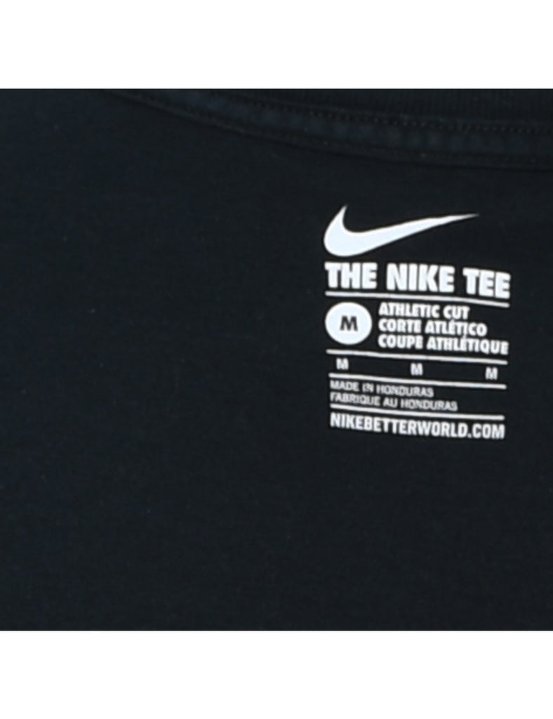 Nike Blue & Black Carolina T-Shirt - M