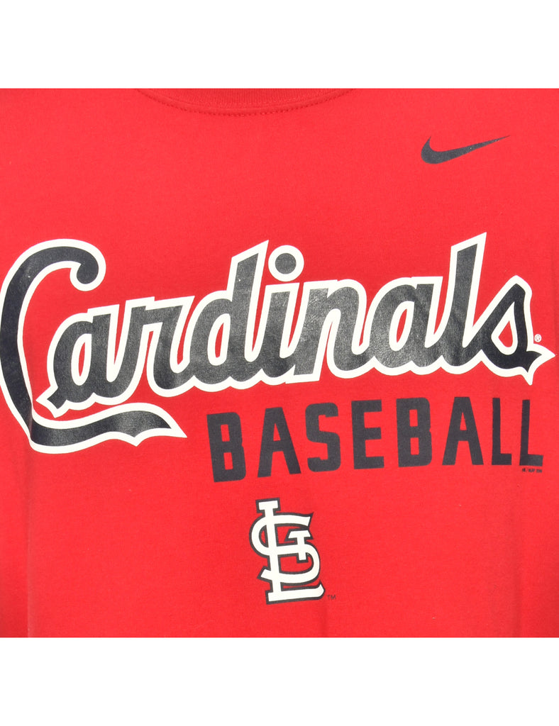 Nike Cardinals Baseball Sports T-shirt - L