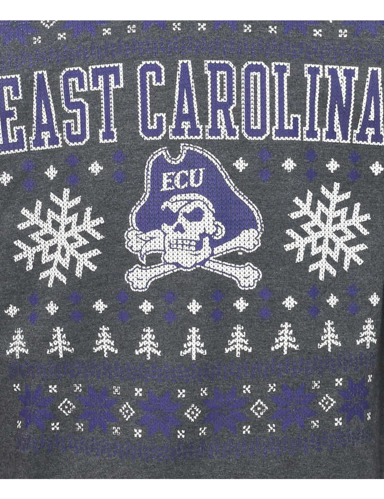 Nordic East Carolina Christmas Sweatshirt - M