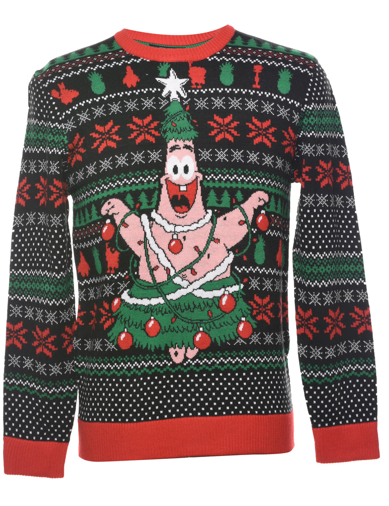 Nordic Spongebob Christmas Jumper - M