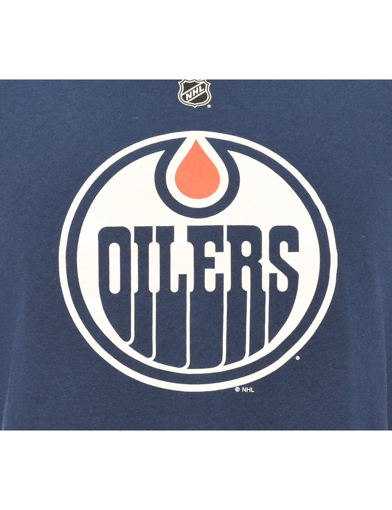 Oilers Reebok NHL Sports T-shirt - L