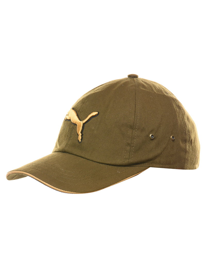 Olive Green Embroidery Cap - XS