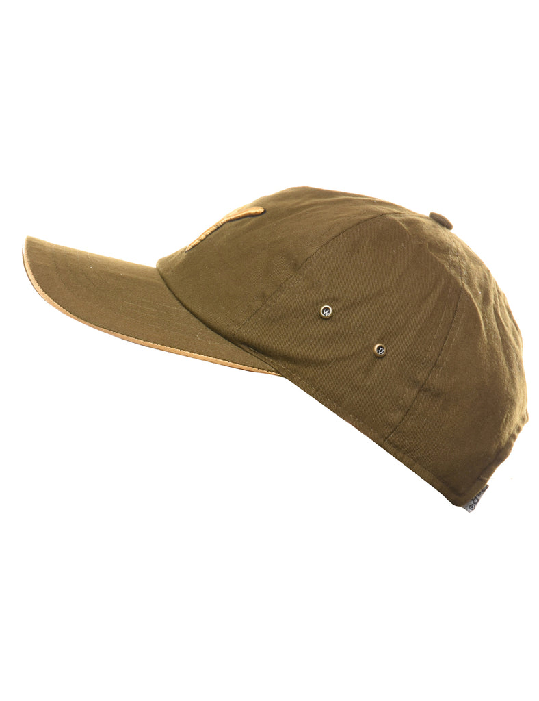 Olive Green Embroidery Cap - XS