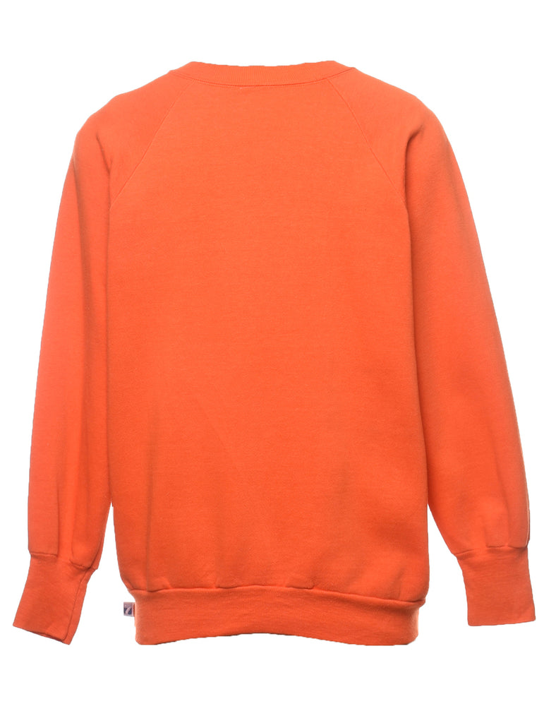 Orange Cleveland Browns NBA Printed Sweatshirt - M