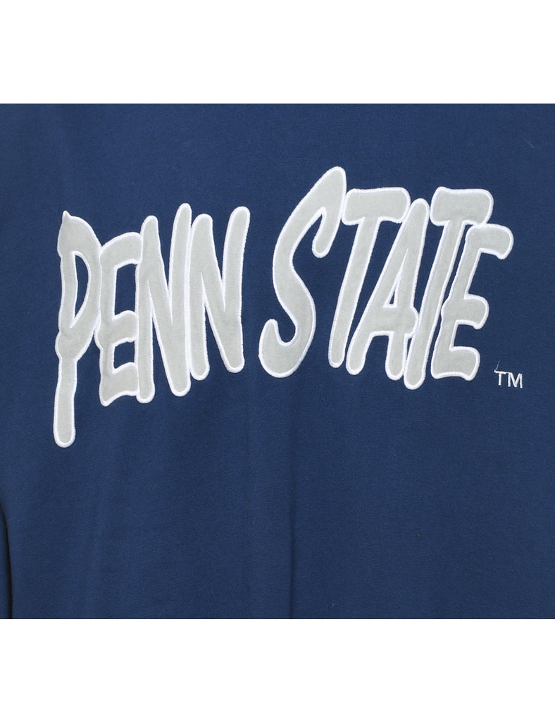 Penn State Navy & Grey Hooded Sweatshirt - XL