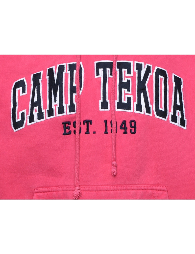 Pink Camp Tekoa Printed Hoodie - M