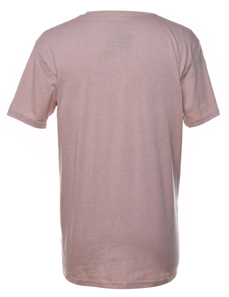 Pink Plain Volcom T-shirt - M