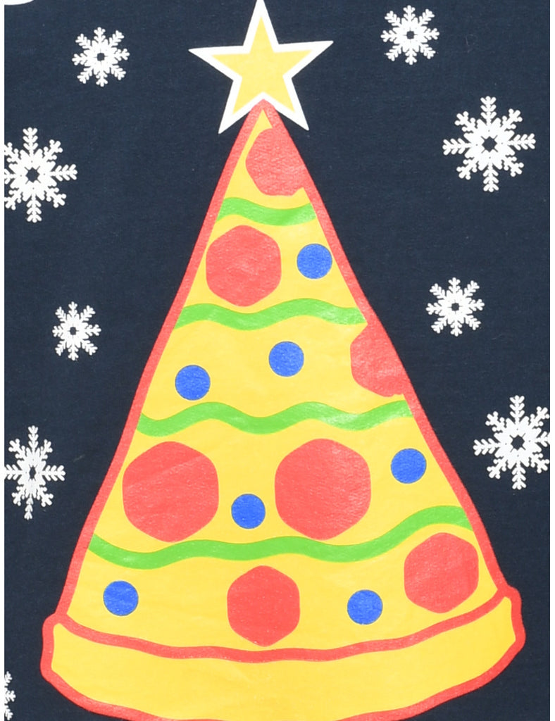 Pizza On Earth Christmas Sweatshirt - M