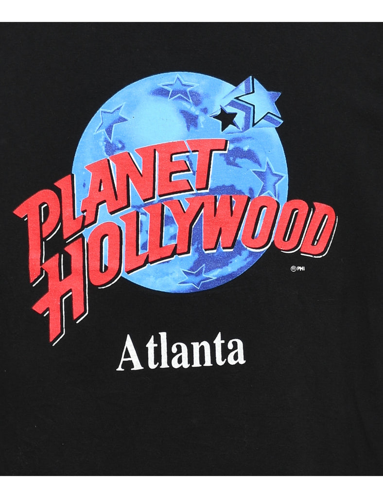 Planet Hollywood, Atlanta Design Vintage T-Shirt - L