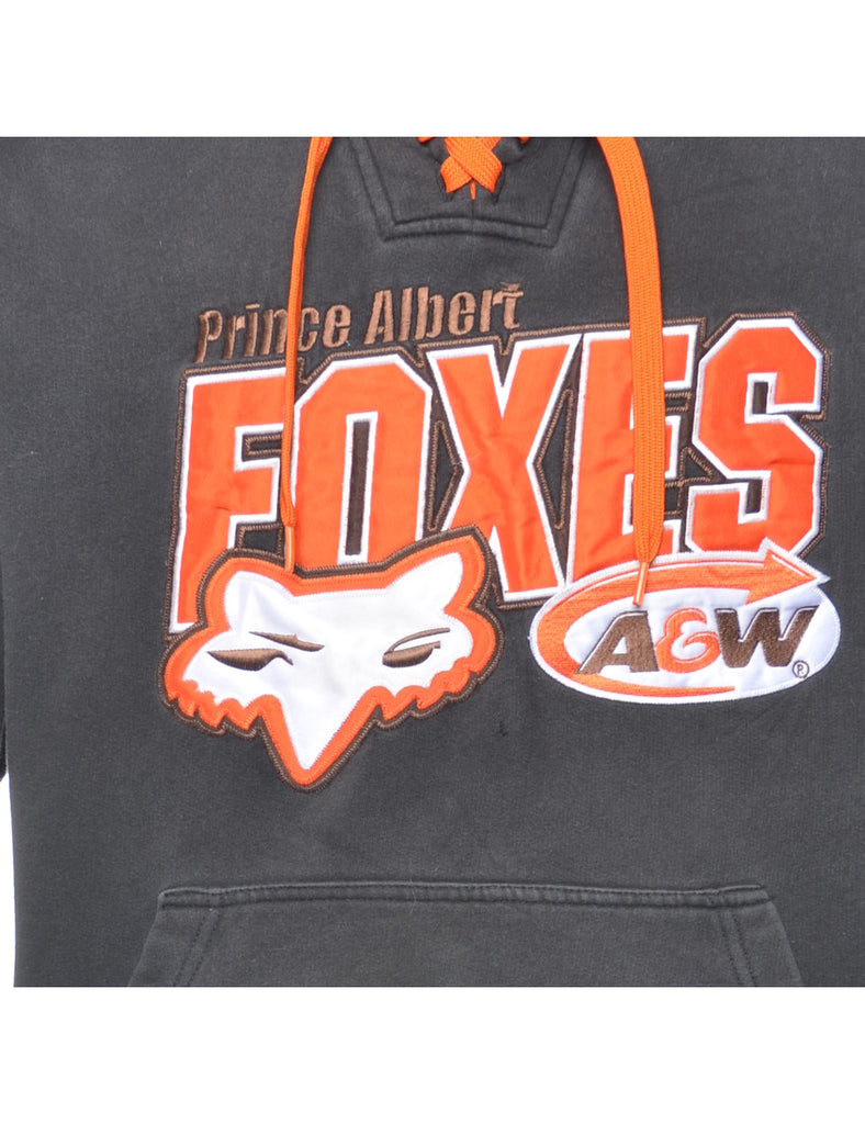 Prince Albeit Foxes Printed Hoodie - M