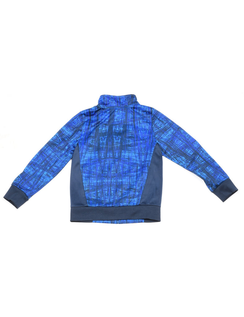 Puma Blue Patterned Track Jacket - 2-3 YEARS