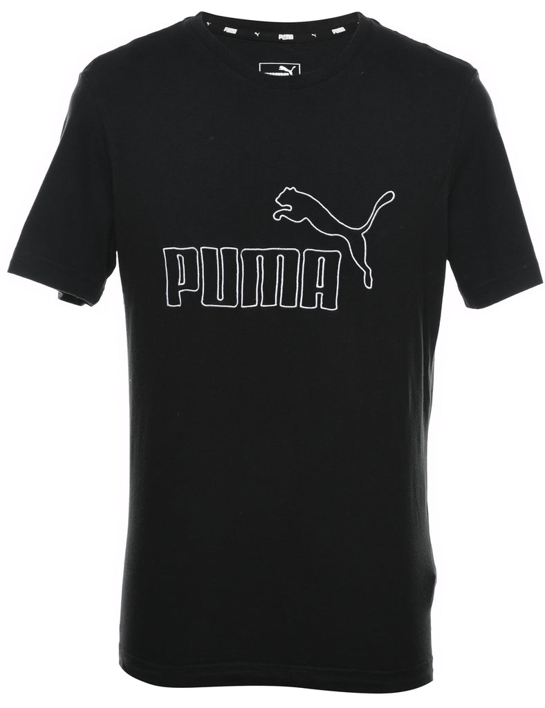 Puma Printed Black & White T-shirt - S