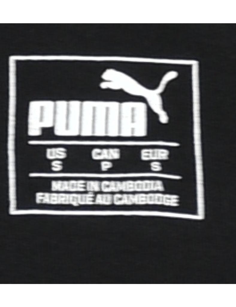 Puma Printed Black & White T-shirt - S