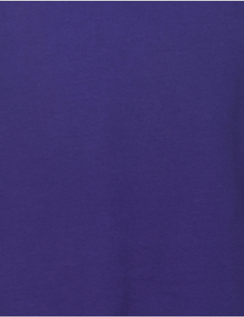 Purple Plain Sweatshirt - M